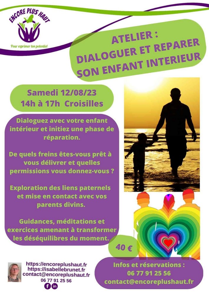 Atelier Dialoguer et réparer son enfant intérieur