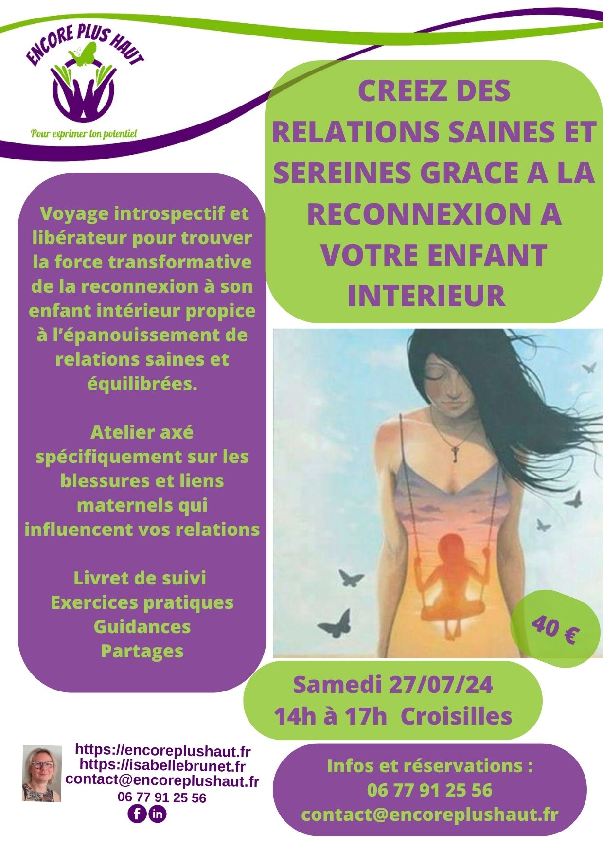 Créer des relations saines et sereines grâce à la reconnexion à son enfant intérieur